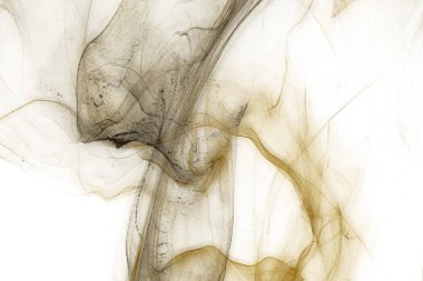 Beyaz kağıt arka planda renkli mürekkep ve suluboya doku. 