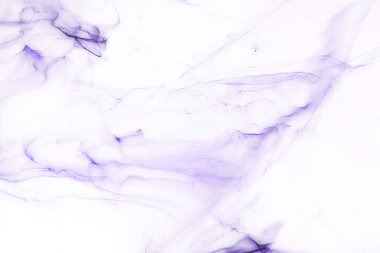 Beyaz kağıt arka planda renkli mürekkep ve suluboya doku. 