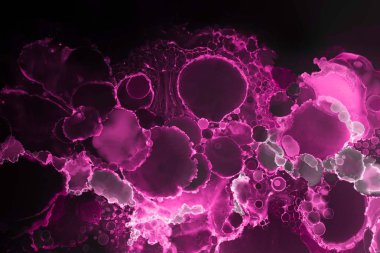 Renkli doku, arka plan. Boya sızıntıları ve ombre etkileri