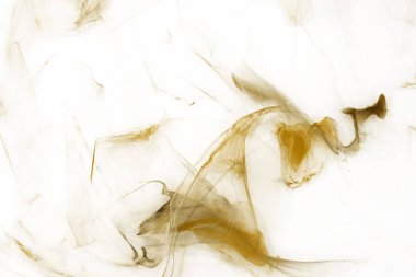 Beyaz kağıt arka planda renkli mürekkep ve suluboya doku. 