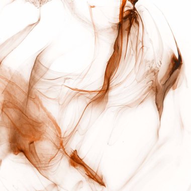 Beyaz kağıt arka planda renkli mürekkep. Doku