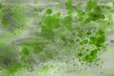  Renkli yeşil doku, kağıt arka plan. Boya sızıntıları ve ombre etkileri