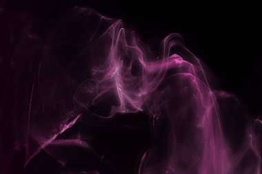 mor ve siyah mürekkep ve suluboya doku, kağıt arka plan. 