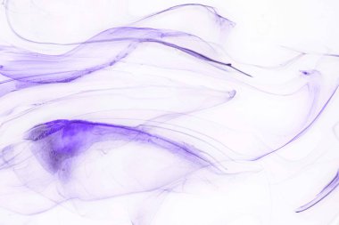 Beyaz kağıt arka planda renkli mürekkep ve suluboya doku. 