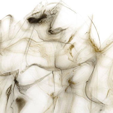 Beyaz kağıt arka planda renkli mürekkep ve suluboya doku. 