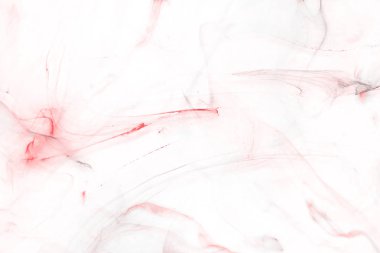 Beyaz kağıt arka planda renkli mürekkep ve suluboya doku. 