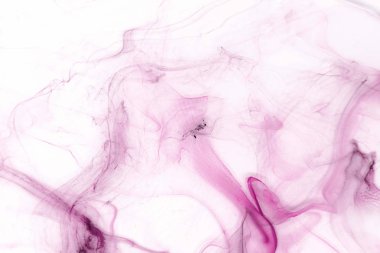 Beyaz kağıt arka planda renkli mürekkep. Doku