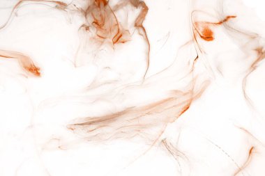 Beyaz kağıt arka planda renkli mürekkep. Doku