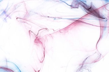 Beyaz kağıt arka planda renkli mürekkep. Doku