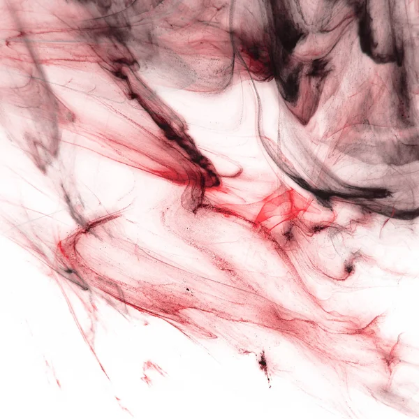 Beyaz kağıt arka planda renkli mürekkep ve suluboya doku. 