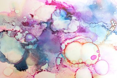 Soyut doku, arka plan. Boya sızıntıları ve ombre etkileri