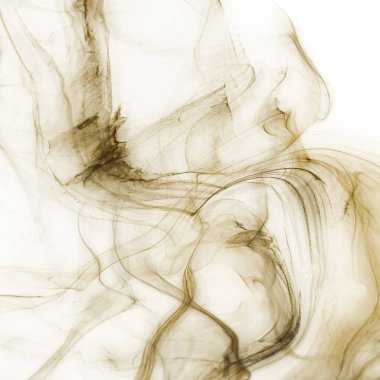 Beyaz kağıt arka planda renkli mürekkep ve suluboya doku. 