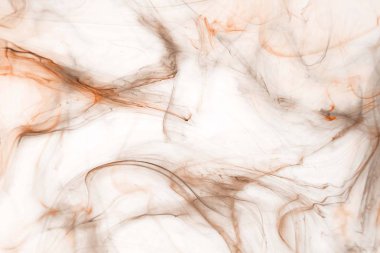 Beyaz kağıt arka planda renkli mürekkep. Doku