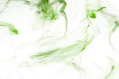 Beyaz kağıt arka planda renkli mürekkep. Doku