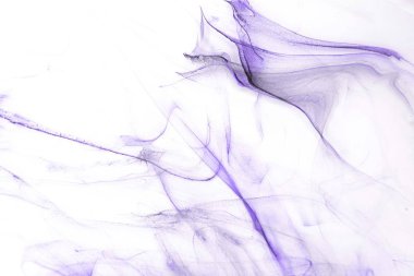 Beyaz kağıt arka planda renkli mürekkep ve suluboya doku. 