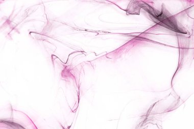 Beyaz kağıt arka planda renkli mürekkep. Doku