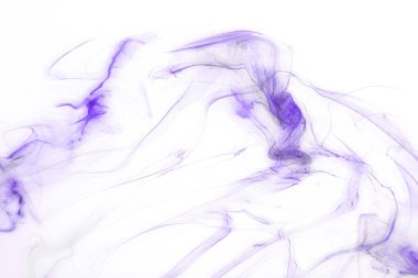 Beyaz kağıt arka planda renkli mürekkep ve suluboya doku. 