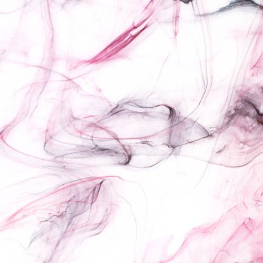 Beyaz kağıt arka planda renkli mürekkep. Doku