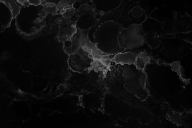 siyah doku, kağıt arka plan. Boya sızıntıları ve ombre etkileri 