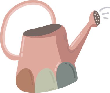 Beyaz izole arka planda el tarafından çizilmiş sulama olabilir