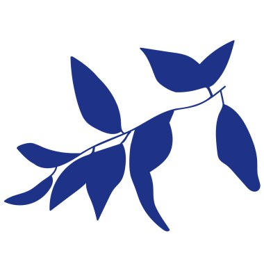 beyaz izole arka plan üzerinde yaprakları 