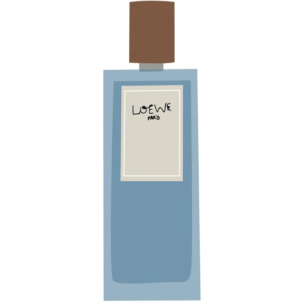 Fehér Izolált Háttér Parfümök Illusztrációja — Stock Fotó
