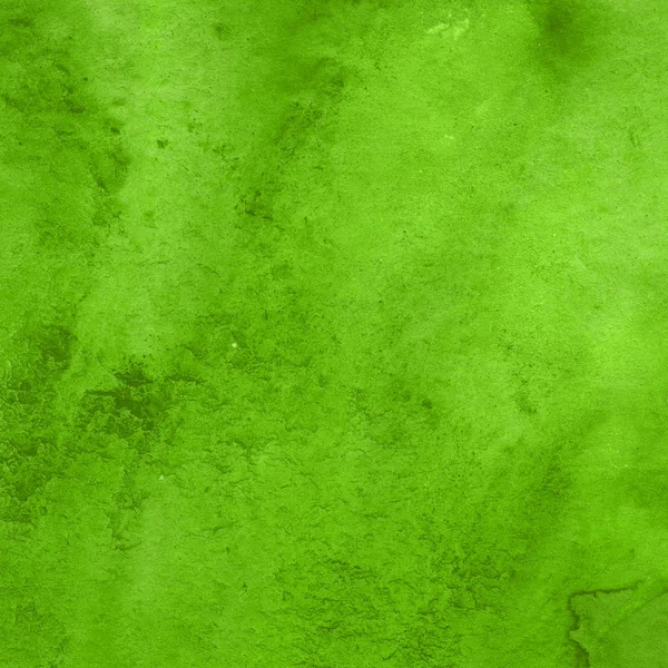 Abstrato Fundo Aquarela Verde Textura Decorativa — Fotografia de Stock