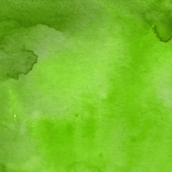 Абстрактный Зеленый Акварельный Фон Декоративная Текстура — стоковое фото