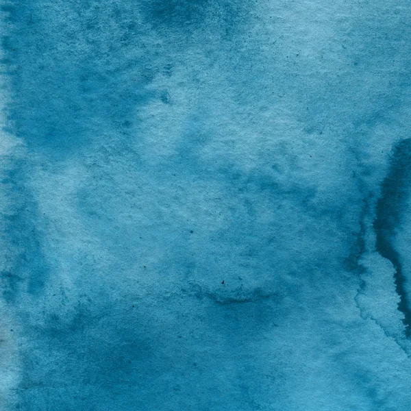 Astratto Sfondo Acquerello Blu Texture Decorativa — Foto Stock
