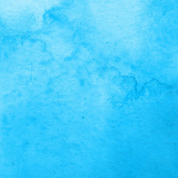 Abstrato Fundo Aquarela Azul Textura Decorativa — Fotografia de Stock