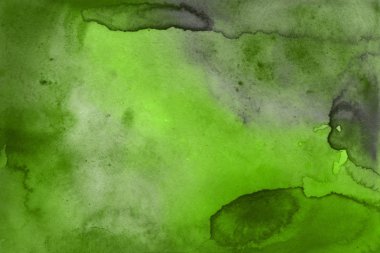 Soyut yeşil suluboya arka plan dekoratif doku