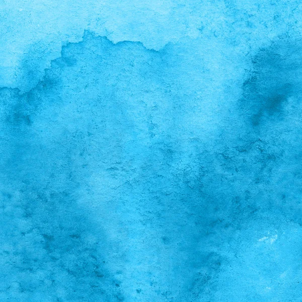 Abstrato Fundo Aquarela Azul Textura Decorativa — Fotografia de Stock