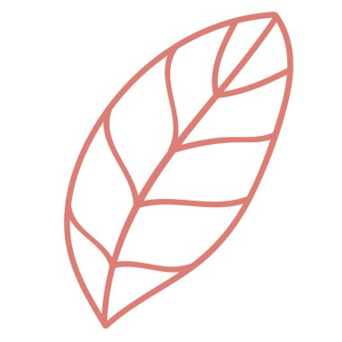 Beyaz arka plan üzerinde izole yaprak simgesi