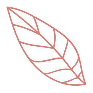 Beyaz arka plan üzerinde izole yaprak simgesi