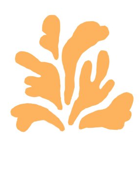 turuncu boya lekeleri beyaz arkaplanda izole edilmiş