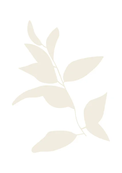 Clipart Floral Abstrato Para Colagens Fundo Isolado Branco Peça Recorte — Fotografia de Stock