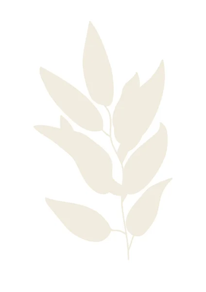 Αφηρημένη Floral Κλιπ Για Κολάζ Στο Λευκό Απομονωμένο Φόντο Κομμάτι — Φωτογραφία Αρχείου