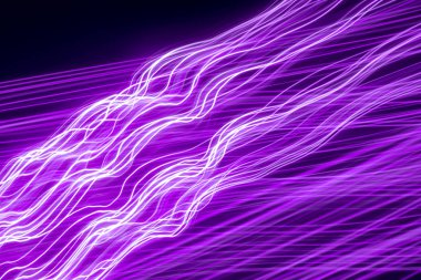 Neon ışıkları doku hareketli.