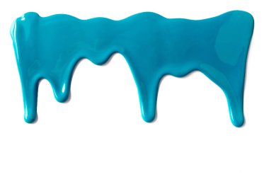 Mavi boya beyaz arka plan sızıntı