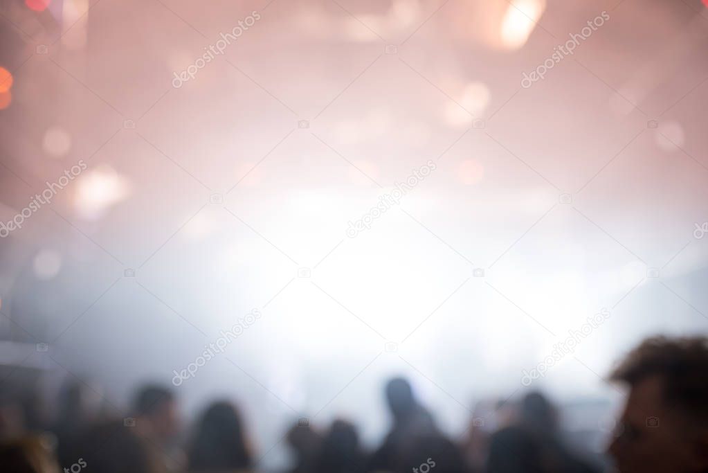 Abstract blured concert concept background