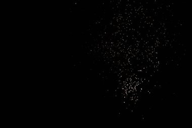 Soyut siyah arka plan ile payetler.