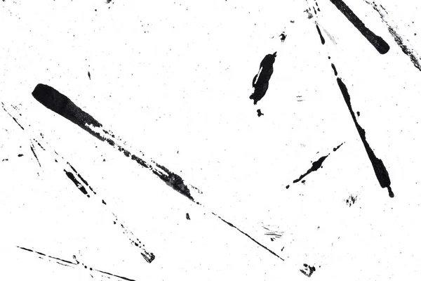 Абстрактные капли и мазки черной акриловой краски. — стоковое фото