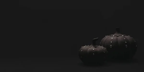 검은 배경에 코뿔소가 있는 세라믹 호박. — 스톡 사진