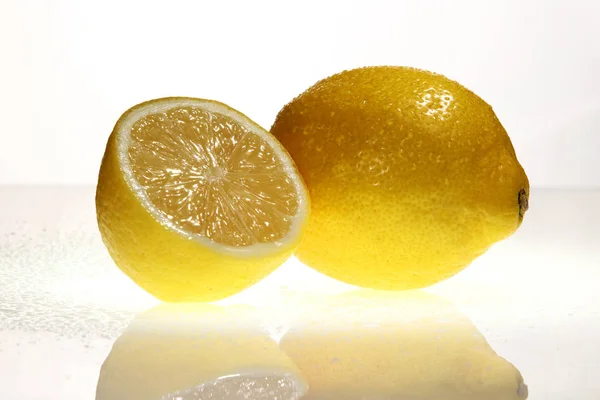 Fruta Limão Natureza Morta Macro — Fotografia de Stock