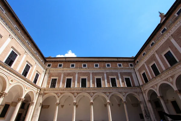Urbino Itálie Knížecí Palác Starobylé Historické Středověké Město — Stock fotografie
