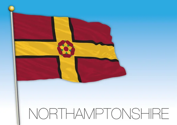 Bandera Northamptonshire Reino Unido Ilustración Vectorial — Vector de stock