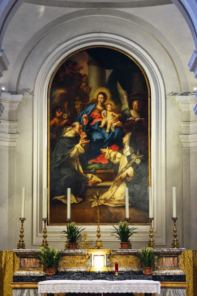 Urbino Italia Detalle Pintura Iglesia San Domenico Ciudad Medieval Antigua — Foto de Stock