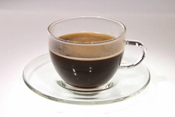 Coffee glass cup isolated on a background