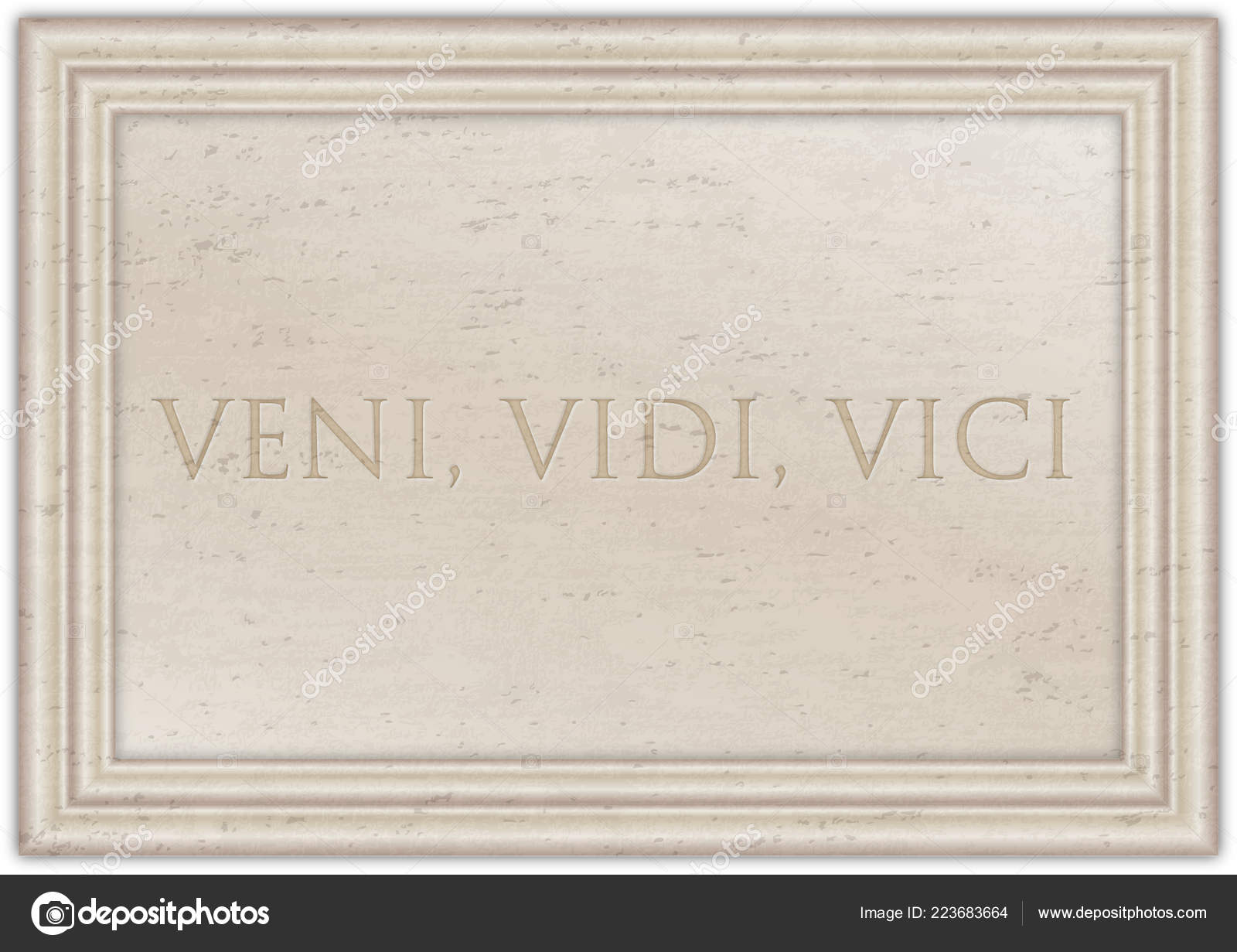 Veni, Vidi, Vici Stock Photo, Picture and Royalty Free Image