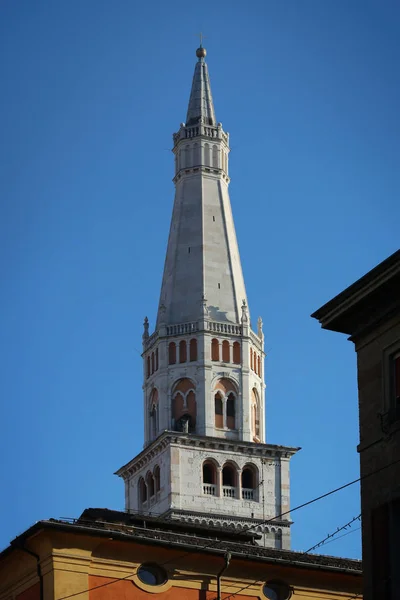 Modena Emilia Romagna Italien Ghirlandina Tower Världsarv — Stockfoto